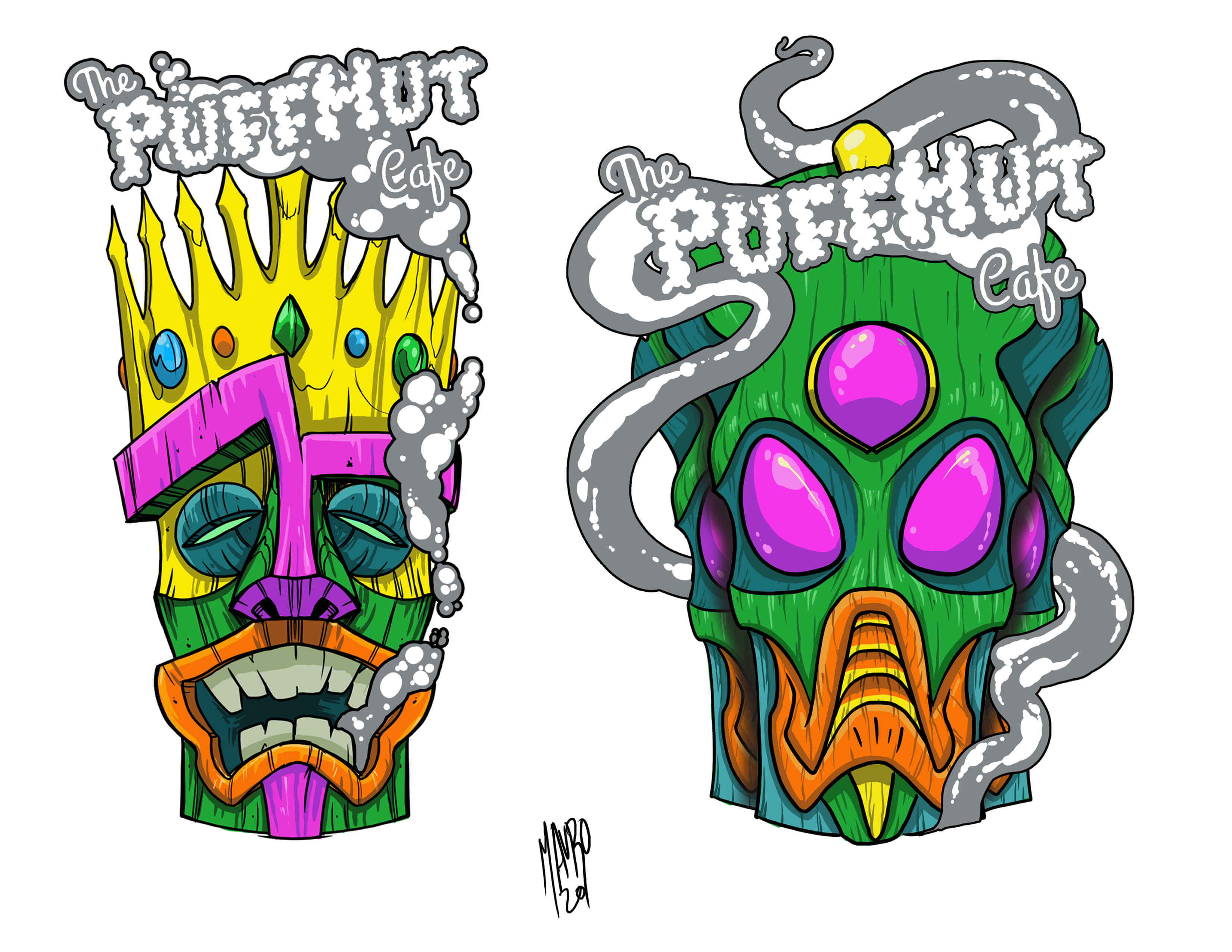 pig and weed tiki